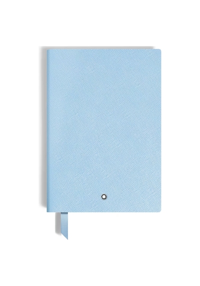Montblanc Saffiano Deri Açık Mavi Orta Boy Defter 134759