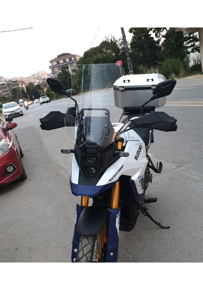 Motocam Suzuki V-strom 800 De Ön Cam 2023-2026 Model 50cm Şeffaf Renkli 4mm