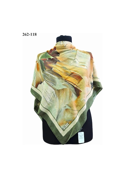 Moonscarfs Moonscarf Desenli Bambu Pamuk Eşarp 262-118 Çok Renkli