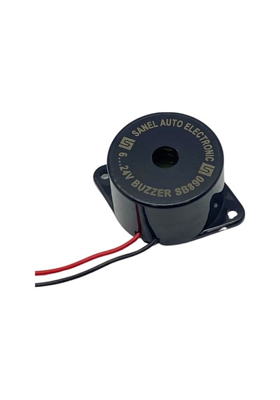 Sanel 6V-24V Buzzer Korna Sürekli Sesli