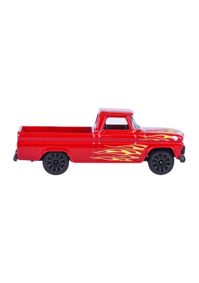 Majorette Sokak Yarış Arabaları Chevrolet C10 Kırmızı Çok Renkli
