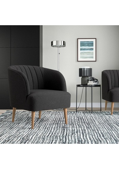 Ikea Koyu Gri Lüks Berjer Koltuk