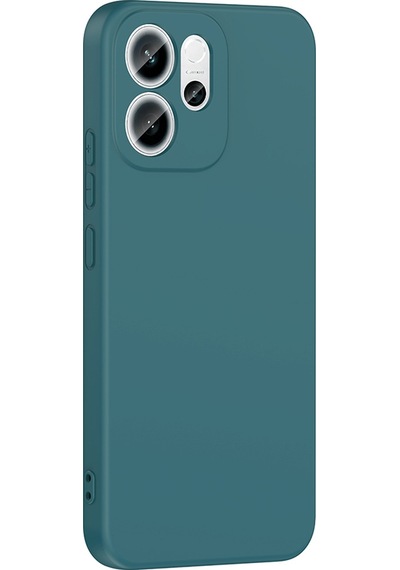 Oppo Reno 14f 5g Kılıf Mkst Mara Lansman Kapak - Koyu Yeşil Yeşil
