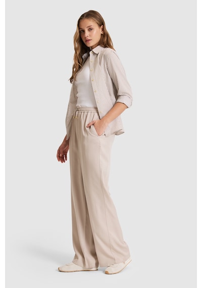 U.s. Polo Assn. Kadın Taş Pantolon Kanvas-chino 50325543-vr049 Taş Rengi