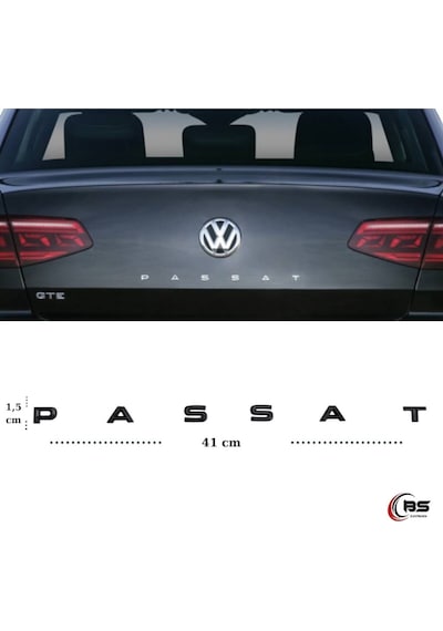 Volkswagen Passat Bagaj Arması Passat Yeni Nesil Yazı Gümüş (454588399)