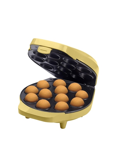 Bestron Kek Pop Makinesi,12'li Pişirme Kapasiteli, Yapışmaz Kaplama, 700w Mutfak Ekipmanları Sarı 189436729