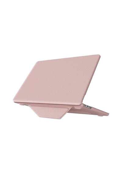 Newface Apple Macbook Air 15 2024 Macbook Deri Kapak - Pembe