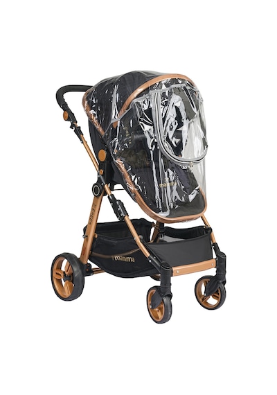 Mamma Fermuarlı Lüks Travel Bebek Arabası Yağmurluğu Tüm Travel Şeffaf