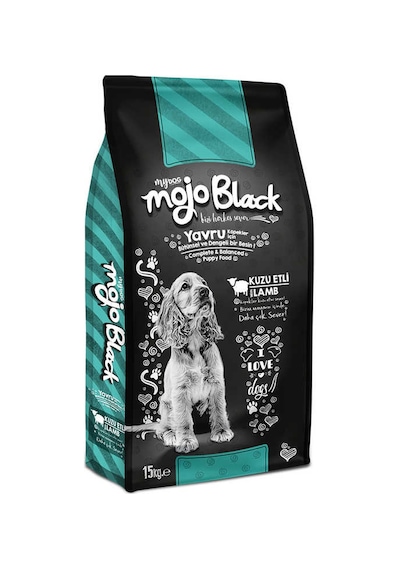 Mydog Mojo Black Kuzu Etli Yavru Köpek Maması 15 KG