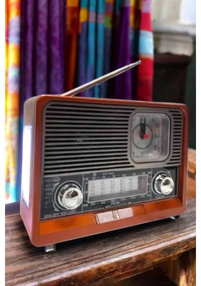 Nostaljik Radyo Usb,aux Ve Sd Kart Girişli Bluetooth Bağlantılı - Lisinya