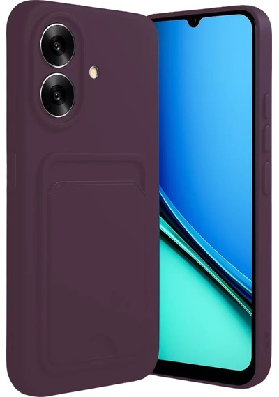 Newface Realme Note 60 Kelvin Kartvizitli Silikon - Derin Mor