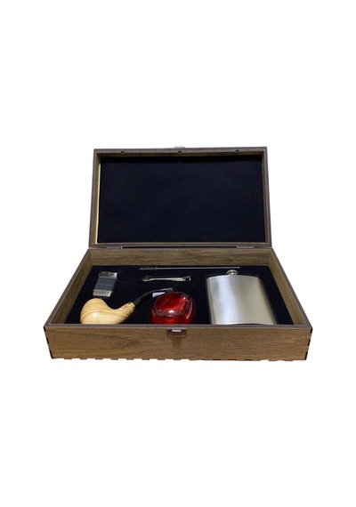 Dapper Zeytin Ağacı 7 Oz Mataralı Pipo Seti 605724-509254