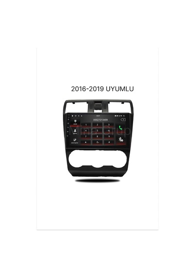 Subaru 2016-2019 Uyumlu Multimedya Carplay & Android Auto - Geri Görüş Kameras Hediye 8gb 8