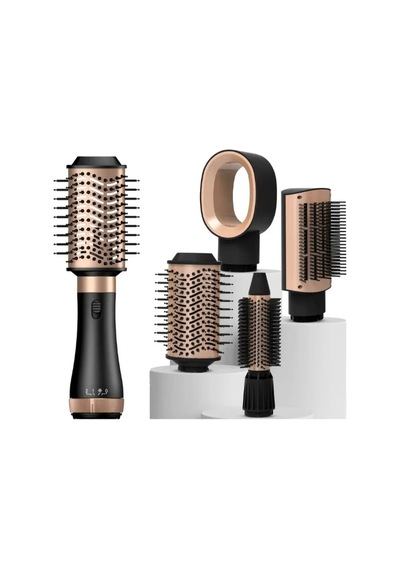 5 Başlıklı Air Saç Şekillendirici Set Siyah