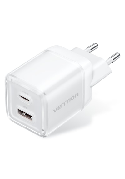 Vention 70w Gan Çift Çıkışlı Usb C + A Şarj Cihazı 70w/22.5w - Fcg