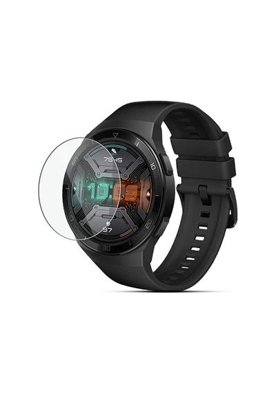 Huawei Watch Gt2E Tempered Cam Kırılmaz Koruyucu (312392434)-Şeffaf