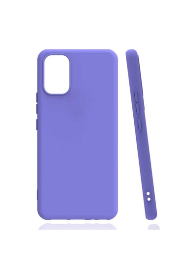 Vivo V21e Esnek Soft Tasarım Tam Koruma Dayanıklı Kılıf Col177245-lila