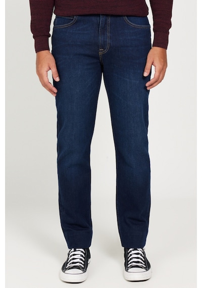 Lee Austin Regular Tapered Fit Yüksek Bel Esnek Jean Kot Pantolon L733AADB Lacivert