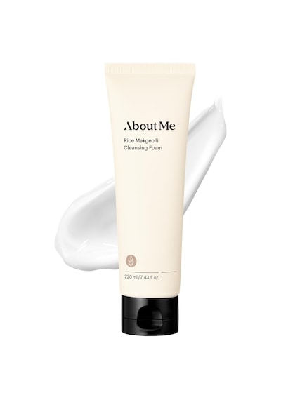 About Me Rice Makgeolli Cleansing Foam Pirinç Mayası Özlü Aydınlatıcı Temizleme Köpüğü Cilt Temizleme Ürünü 220 Ml