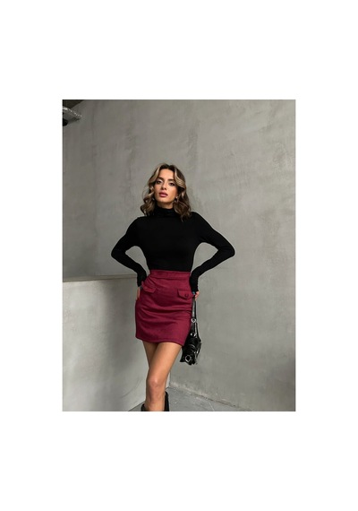 Verymoda Cepli Etek F1572 Bordo