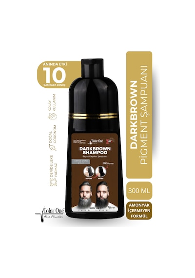 Koyu Kahverengi Dark Brown Saç Şampuanı 300 Ml & Ton Etkisi Tüm Saç Tipleri