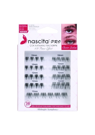 Nascita Çok Katmanlı Tekli Kirpik Midnight Symphony Naseye000164