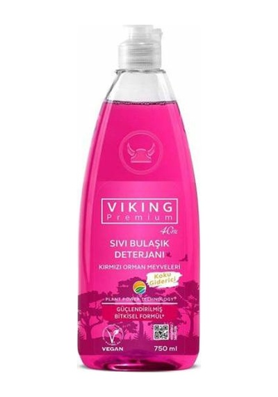 Viking Kırmızı Orman Meyveleri Kokulu Sıvı Bulaşık Deterjanı 750 ML