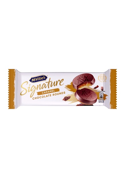 Mcvities Karamel Çikolata Bisküvi 109,8 G - Sütlü Çikolata Kaplı Tarı