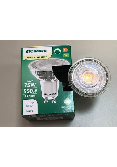 Sylvanıa Dimli 6w 75w 550 Lümen Gu 10 2700 Kelvin Led Spot 25,