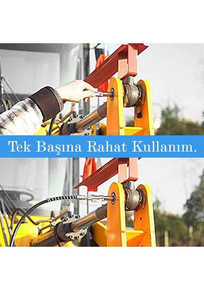 Adjtrade Yeni Nesil Mandallı Gres Pompa Ucu Ve 30cm Hortum Adjnm506