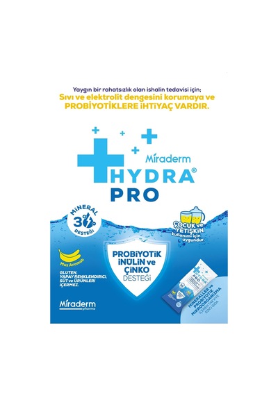 Miraderm Hydra Pro Mineral Ve Probiyotik Mikroorganizma Şase 10 Lu