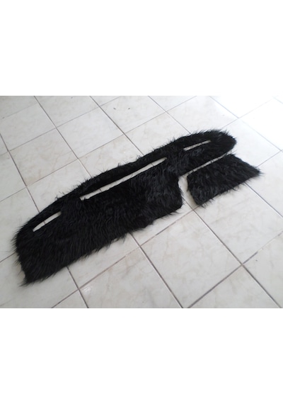 Tempra Tipo Uyumlu Torpido Örtüsü Peluş Kumaş Siyah