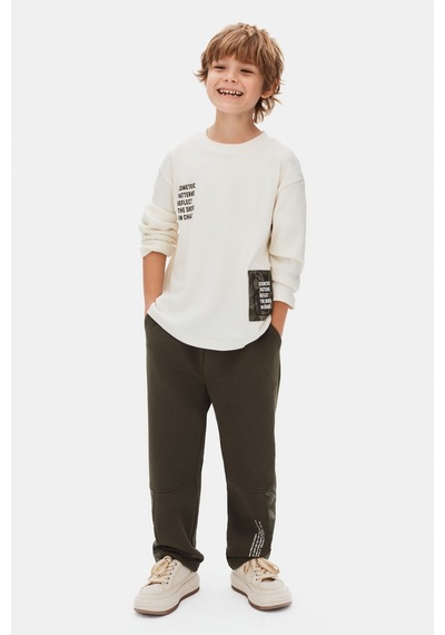 Xo Kids Erkek Çocuk Swaetşirt 8-14 Yaş 49303 Ekru - Yeşil Xo Kids Erkek Çocuk Swaetşirt 8-14 Yaş 49303 Ekru - Yeşil