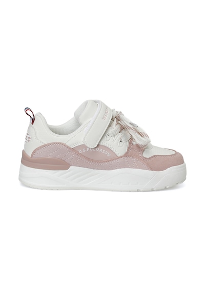 Uspoloassn U.s. Polo Assn. Geoky Jr Bej Kız Çocuk Sneaker Bej-lıla
