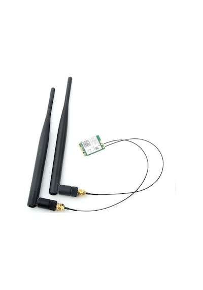 6dBi 2.4GHz & 5.8GHz Dual Band Wi-Fi Anten + 35cm Ipex UFL Kablo