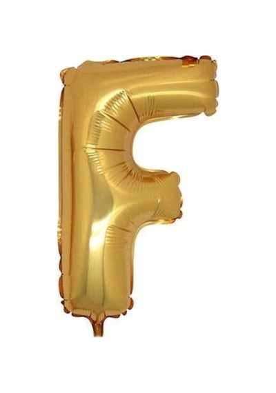 F Folyo Balon Gold 100 Cm Helyum Balon Uçan Balon Turuncu
