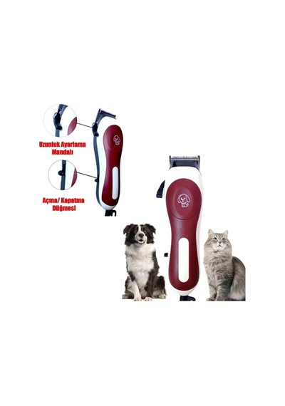 Sna Elektirikli Kedi Köpek Pet Ev Hayvanı Traş Makinesi