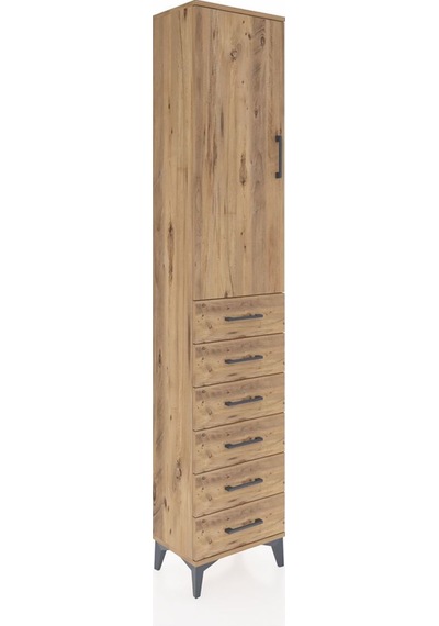 Arges Dolap 3 Raflı 6 Çekmeceli Tek Kapaklı 44x30x221 Çam-çam Çam Arges Dolap 3 Raflı 6 Çekmeceli Tek Kapaklı 44x30x221 Çam-çam Çam