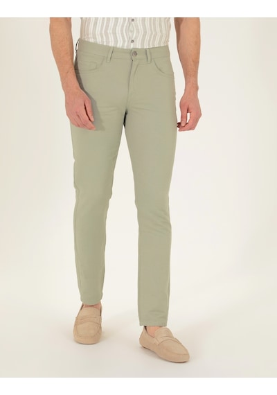 Pierre Cardin Erkek Açık Yeşil Kanvas / Chino Pantolon 50268095-vr092 Açık Yeşil