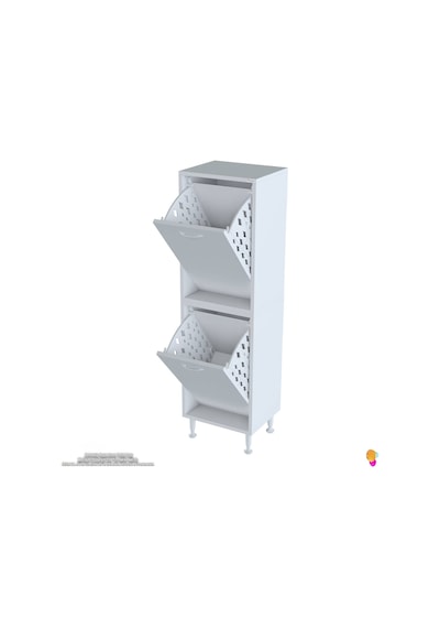 Modilayn İlkim Modern Çamaşır Ünitesi, 40x138x32,5 Cm Gizli 4 Göz Minimalist Akıllı Sepetli Dolap Beyaz Modilayn İlkim Modern Çamaşır Ünitesi, 40x138x32,5 Cm Gizli 4 Göz Minimalist Akıllı Sepetli Dolap Beyaz