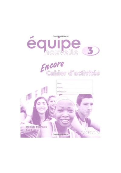 Equpe Nouvelle Encore Cahier D'activites 3 Oxford