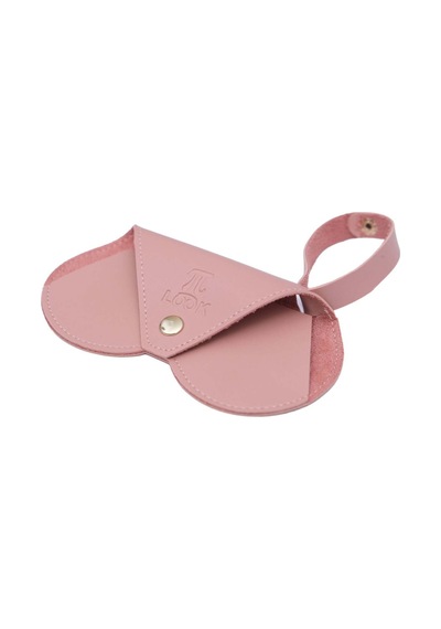 Pilook Modern Tasarım Pembe Gözlük Kılıfı