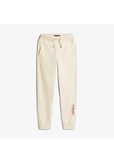 Tommy Hilfiger Monotype Print Graphic Çocuk Bej Eşofman Altı Kb0kb10167 Bej
