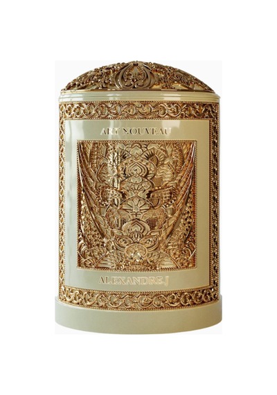 Alexandre J Ivory Mum Ve Holder Hediye Seti 220g, Vanilya-beyaz Çikolata Altın
