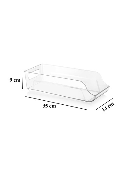 Pazar Kapısı 3 Lü Kırılmaz Ultra Dayanıklı Buzdolabı Düzenleyici Organizer Kutu Şeffaf Set 3 Lü Şişe Organ Diğer
