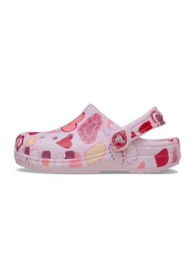 Crocs Classic Vday Clog Çocuk Pembe Günlük Stil Terlik 209755 7cı