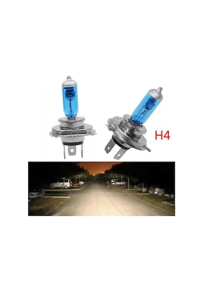 İnwells 12V H4 100 W Xenon Effect Süper Beyaz Işık