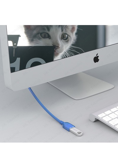 BK Teknoloji USB 2.0 Dişi/Erkek Uzatma Kablosu 30 CM