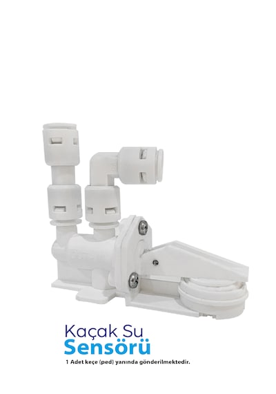 Su Arıtma Cihazı Su Kaçak Sensörü Kaçak Su Kesici 1/4 Hortum Girişli
