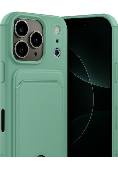 Ilkeshop Newface Apple iPhone Uyumlu 17 Pro Max Kelvin Kartvizitli Silikon - Açık Yeşil